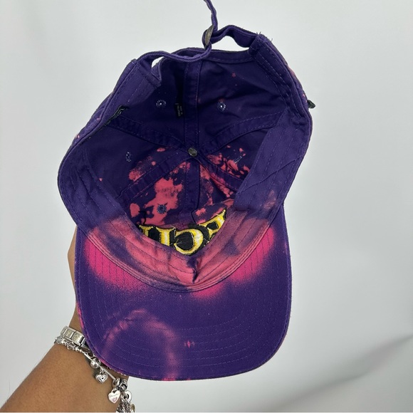 ECU Pirates Custom Bleach Splatter Embroidery Dad Hat OS Upcycled - Picture 7 of 7